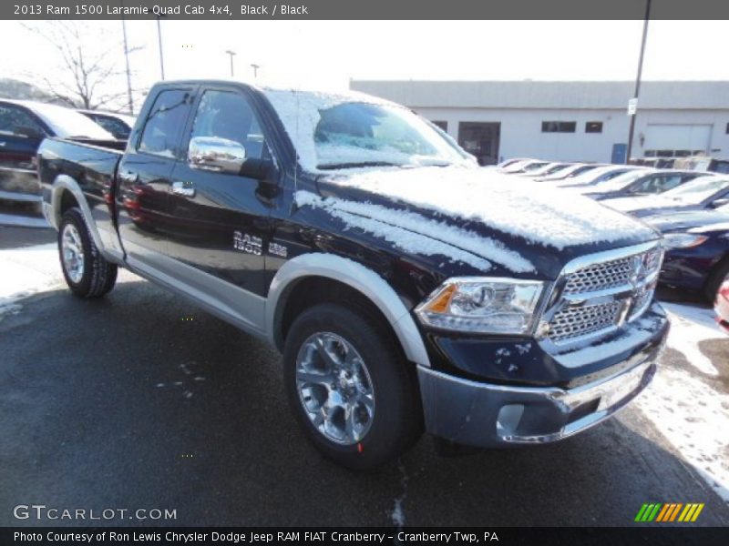 Black / Black 2013 Ram 1500 Laramie Quad Cab 4x4