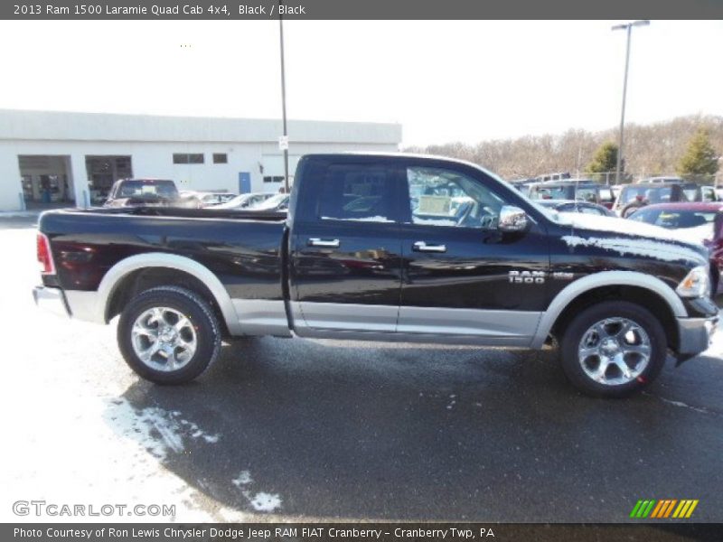Black / Black 2013 Ram 1500 Laramie Quad Cab 4x4