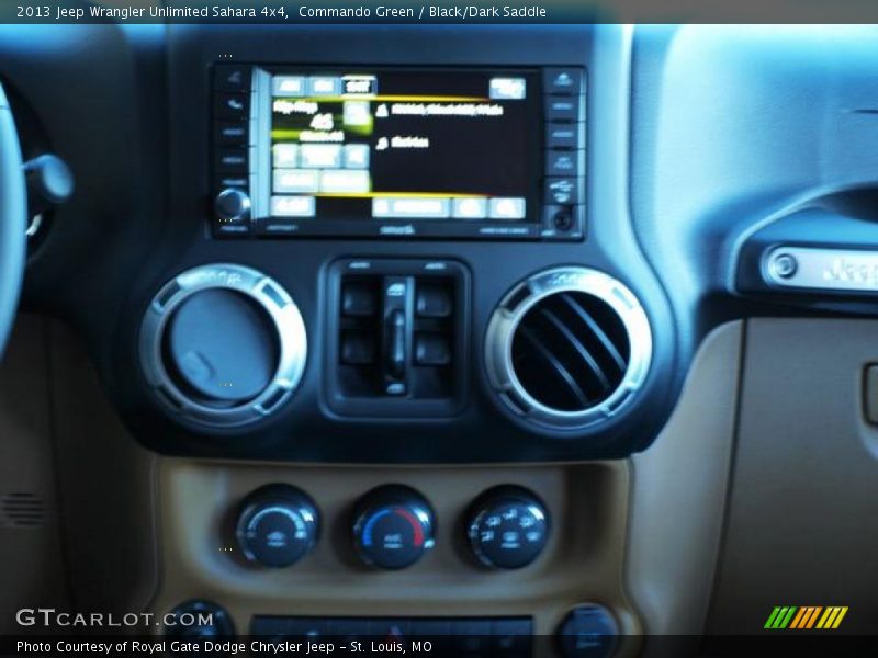 Commando Green / Black/Dark Saddle 2013 Jeep Wrangler Unlimited Sahara 4x4
