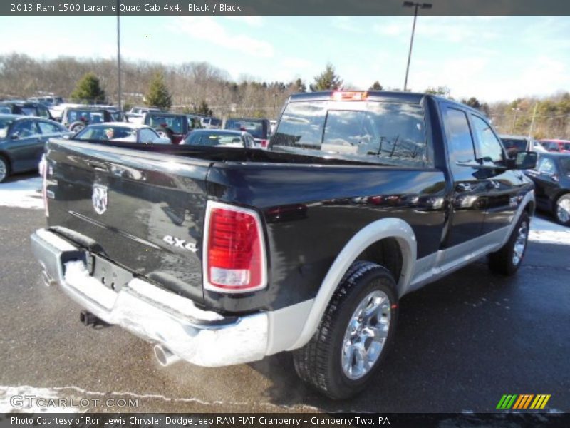 Black / Black 2013 Ram 1500 Laramie Quad Cab 4x4