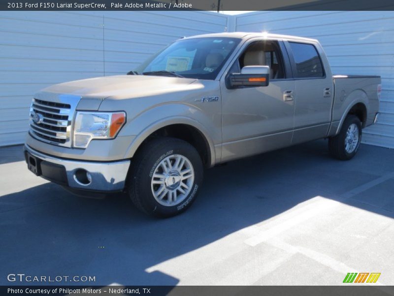 Pale Adobe Metallic / Adobe 2013 Ford F150 Lariat SuperCrew