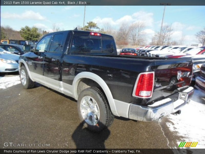 Black / Black 2013 Ram 1500 Laramie Quad Cab 4x4