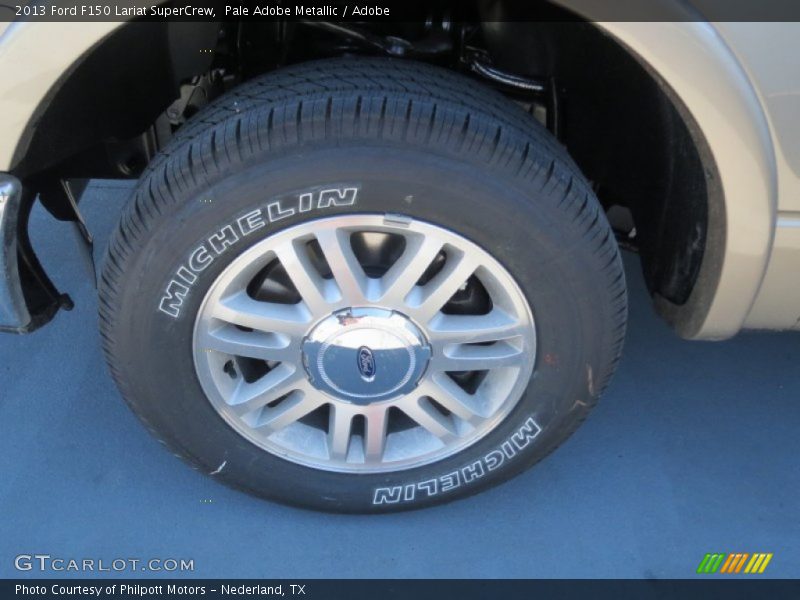 Pale Adobe Metallic / Adobe 2013 Ford F150 Lariat SuperCrew