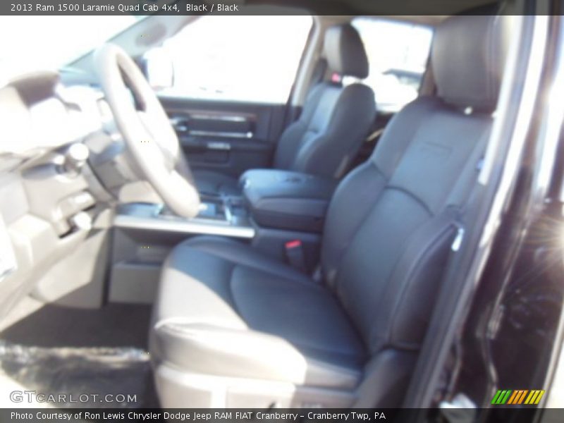 Black / Black 2013 Ram 1500 Laramie Quad Cab 4x4
