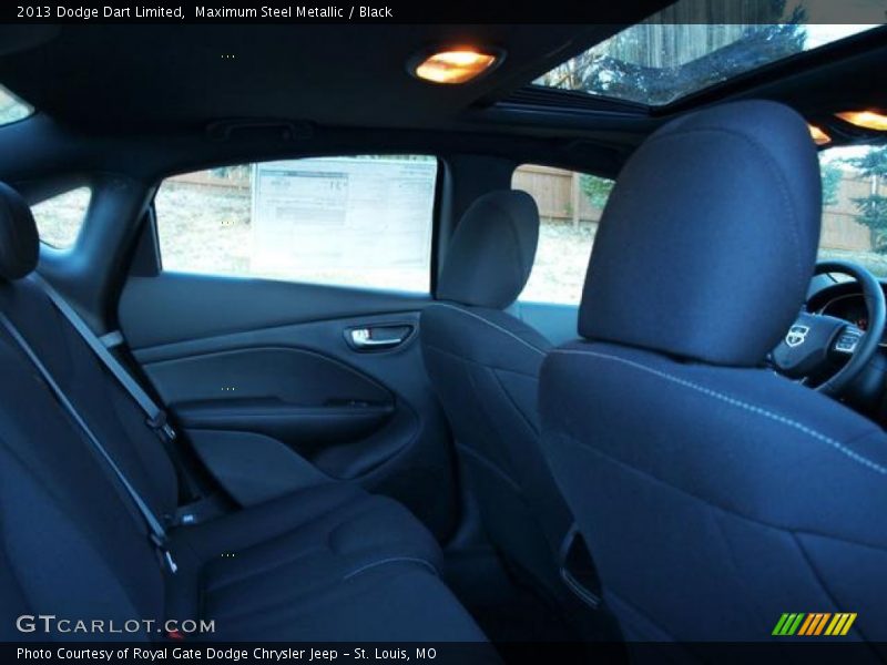 Maximum Steel Metallic / Black 2013 Dodge Dart Limited