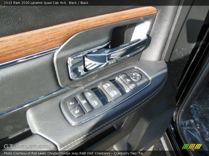 Black / Black 2013 Ram 1500 Laramie Quad Cab 4x4