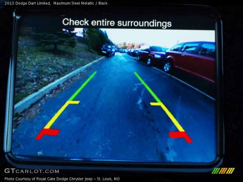 Maximum Steel Metallic / Black 2013 Dodge Dart Limited