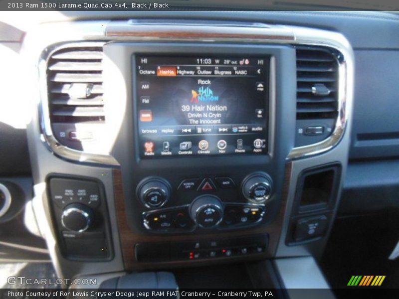 Black / Black 2013 Ram 1500 Laramie Quad Cab 4x4