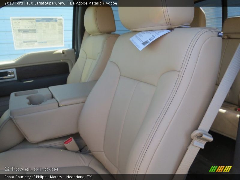 Pale Adobe Metallic / Adobe 2013 Ford F150 Lariat SuperCrew
