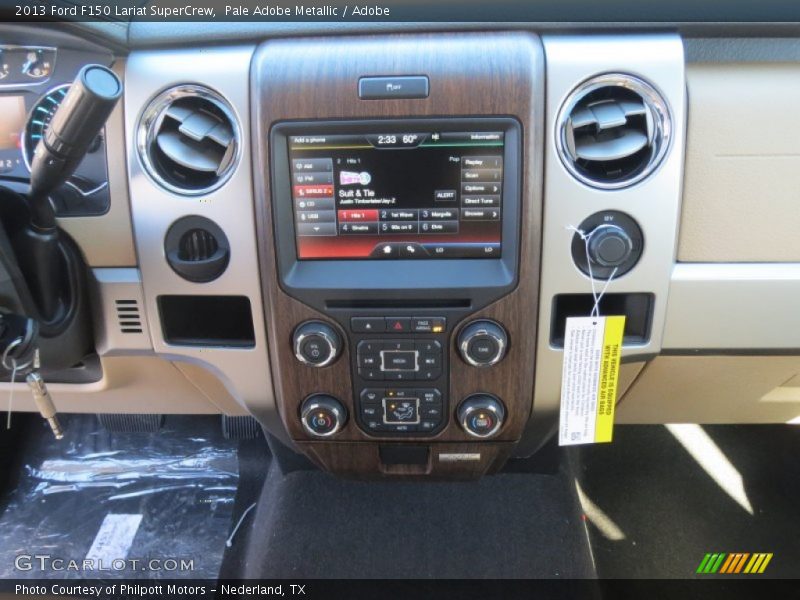 Pale Adobe Metallic / Adobe 2013 Ford F150 Lariat SuperCrew