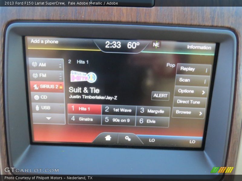 Pale Adobe Metallic / Adobe 2013 Ford F150 Lariat SuperCrew