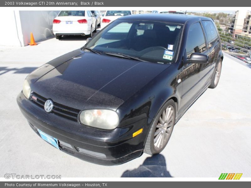 Black / Black 2003 Volkswagen GTI 20th Anniversary