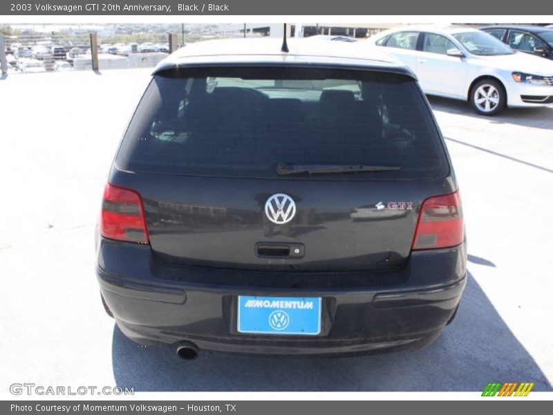 Black / Black 2003 Volkswagen GTI 20th Anniversary