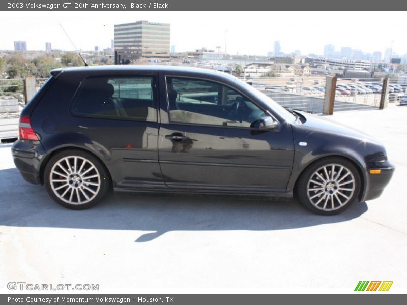 Black / Black 2003 Volkswagen GTI 20th Anniversary