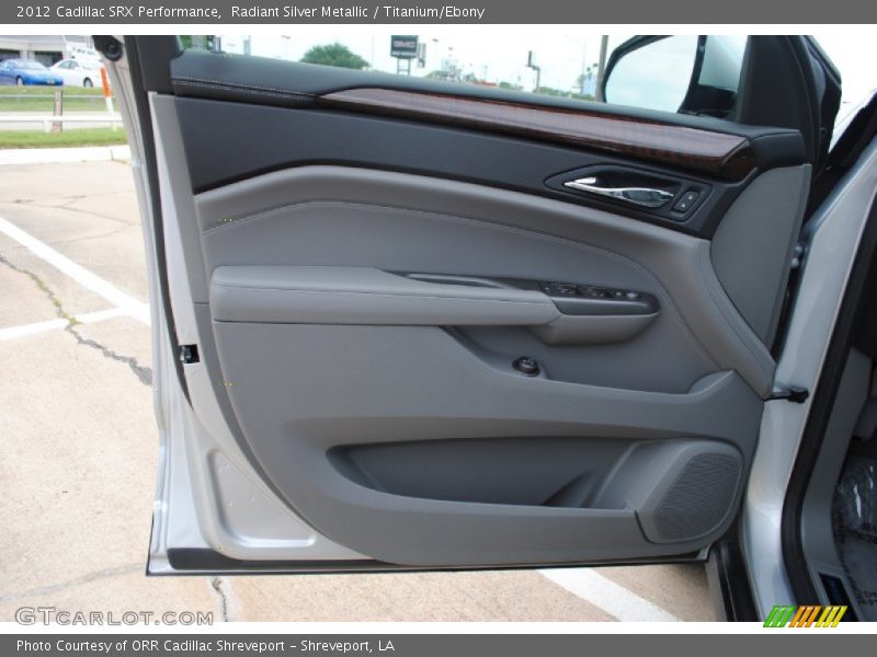 Radiant Silver Metallic / Titanium/Ebony 2012 Cadillac SRX Performance