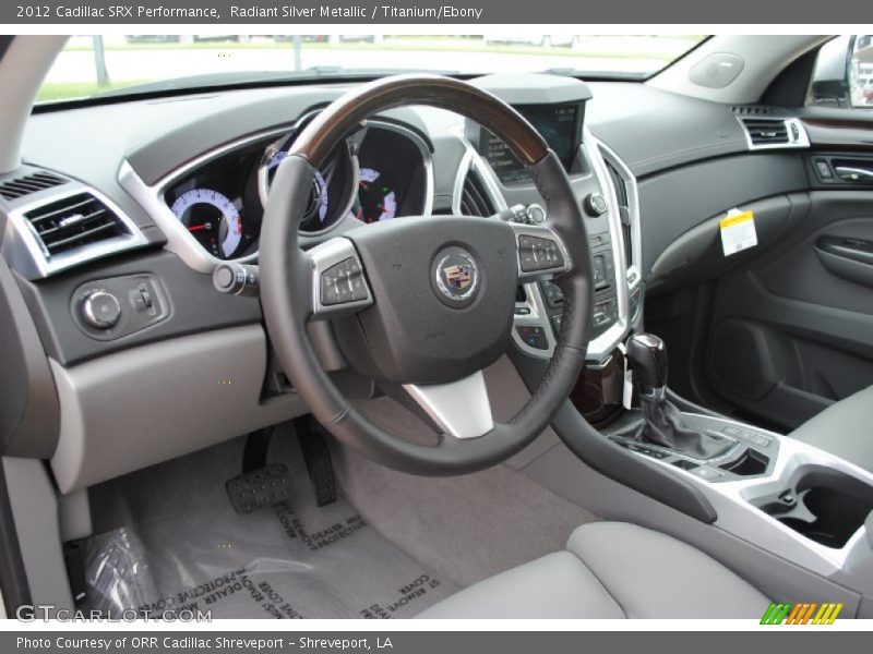 Radiant Silver Metallic / Titanium/Ebony 2012 Cadillac SRX Performance