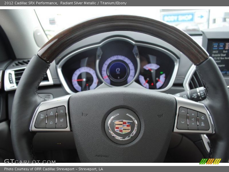 Radiant Silver Metallic / Titanium/Ebony 2012 Cadillac SRX Performance