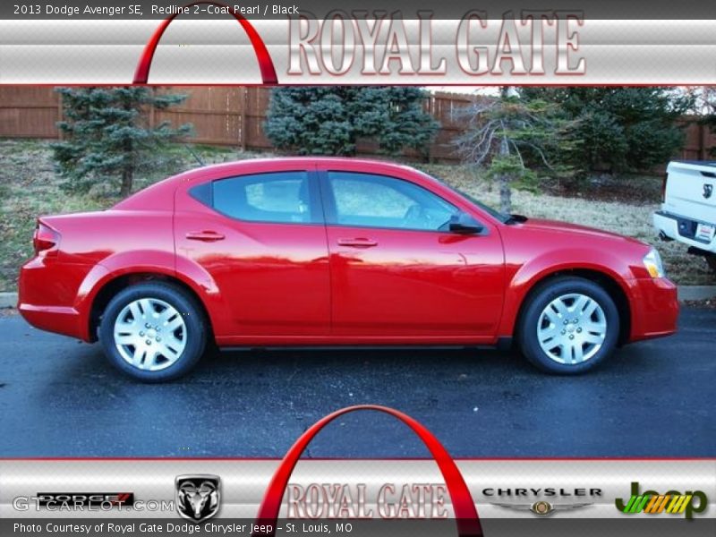 Redline 2-Coat Pearl / Black 2013 Dodge Avenger SE