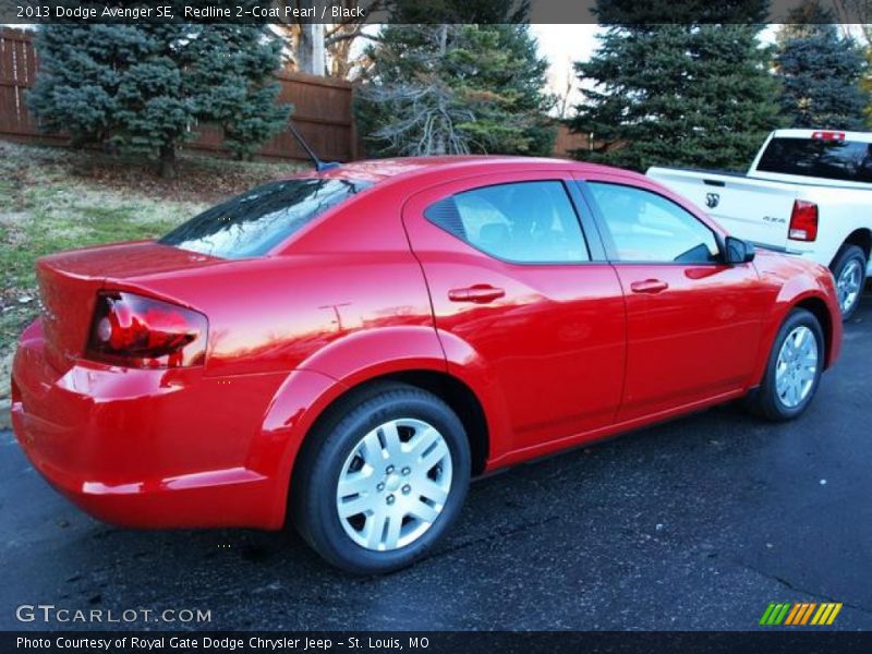 Redline 2-Coat Pearl / Black 2013 Dodge Avenger SE