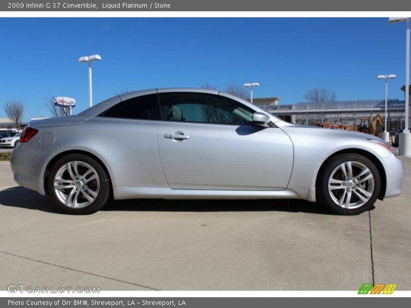 Liquid Platinum / Stone 2009 Infiniti G 37 Convertible