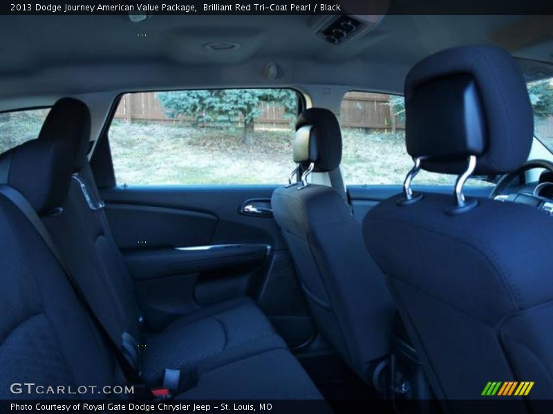 Brilliant Red Tri-Coat Pearl / Black 2013 Dodge Journey American Value Package