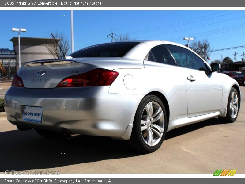 Liquid Platinum / Stone 2009 Infiniti G 37 Convertible