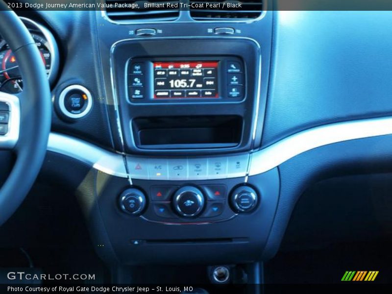 Brilliant Red Tri-Coat Pearl / Black 2013 Dodge Journey American Value Package
