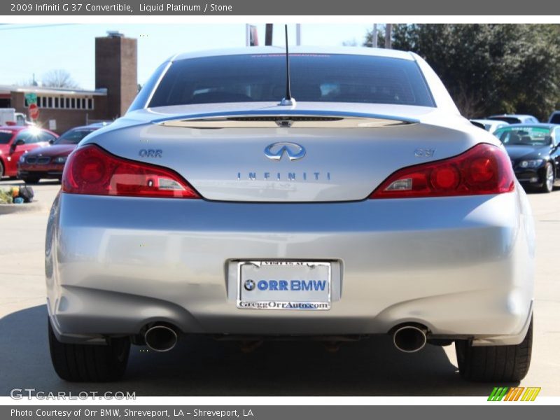 Liquid Platinum / Stone 2009 Infiniti G 37 Convertible