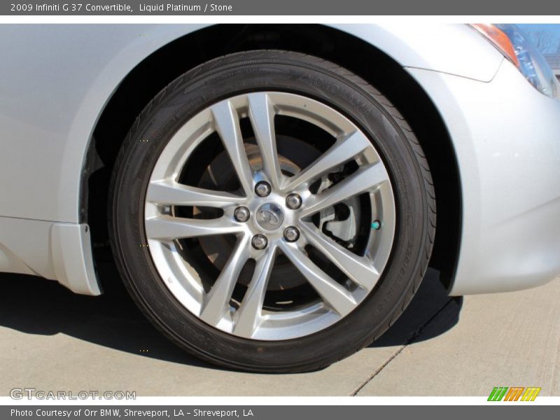 Liquid Platinum / Stone 2009 Infiniti G 37 Convertible
