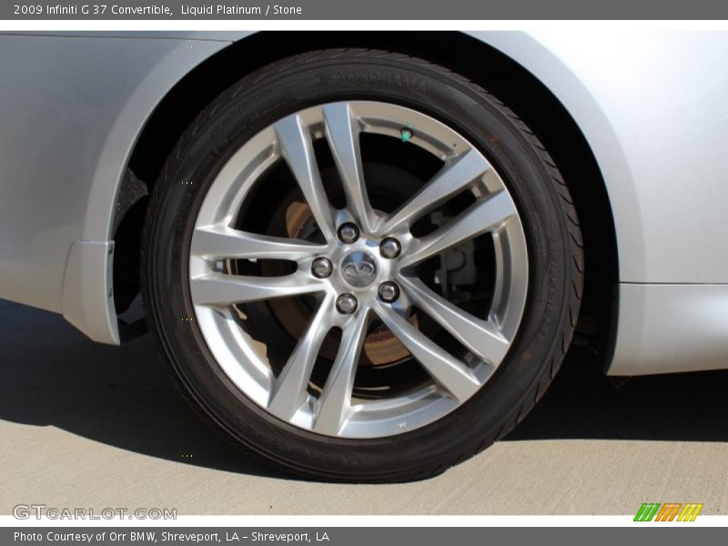 Liquid Platinum / Stone 2009 Infiniti G 37 Convertible