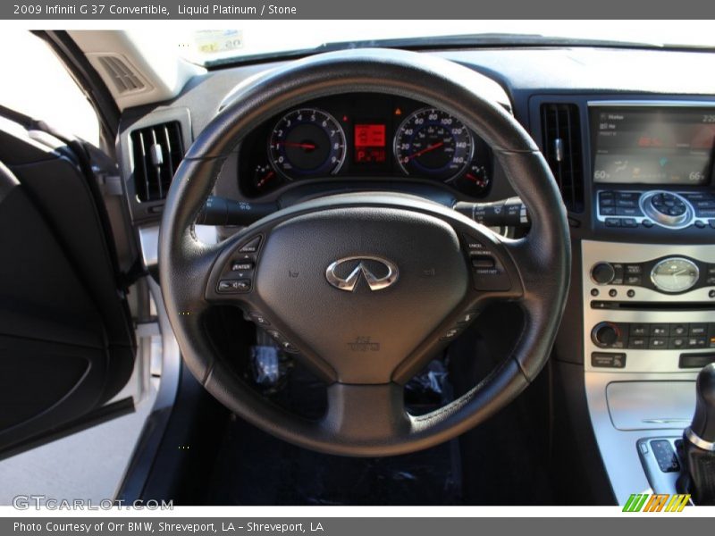Liquid Platinum / Stone 2009 Infiniti G 37 Convertible