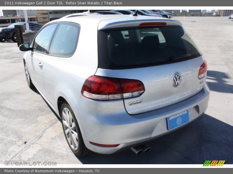 Reflex Silver Metallic / Titan Black 2011 Volkswagen Golf 2 Door TDI