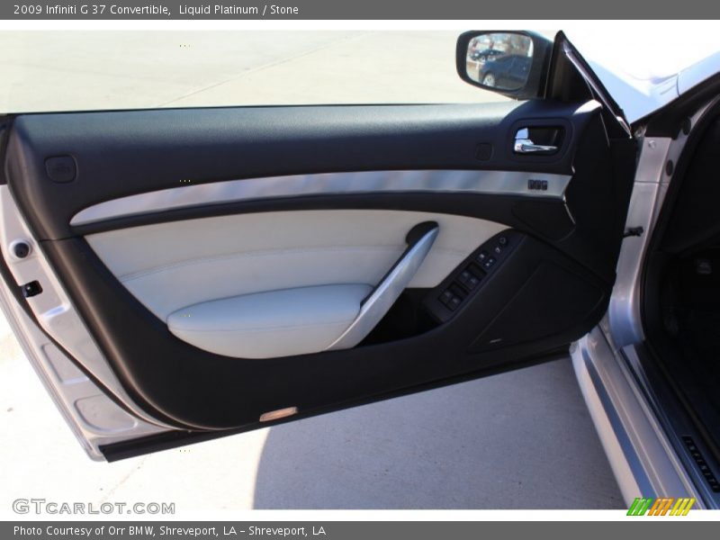 Liquid Platinum / Stone 2009 Infiniti G 37 Convertible
