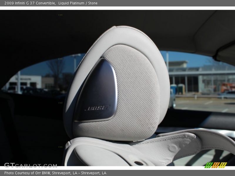 Liquid Platinum / Stone 2009 Infiniti G 37 Convertible