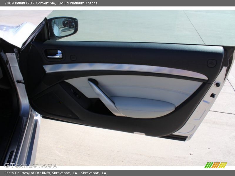 Liquid Platinum / Stone 2009 Infiniti G 37 Convertible