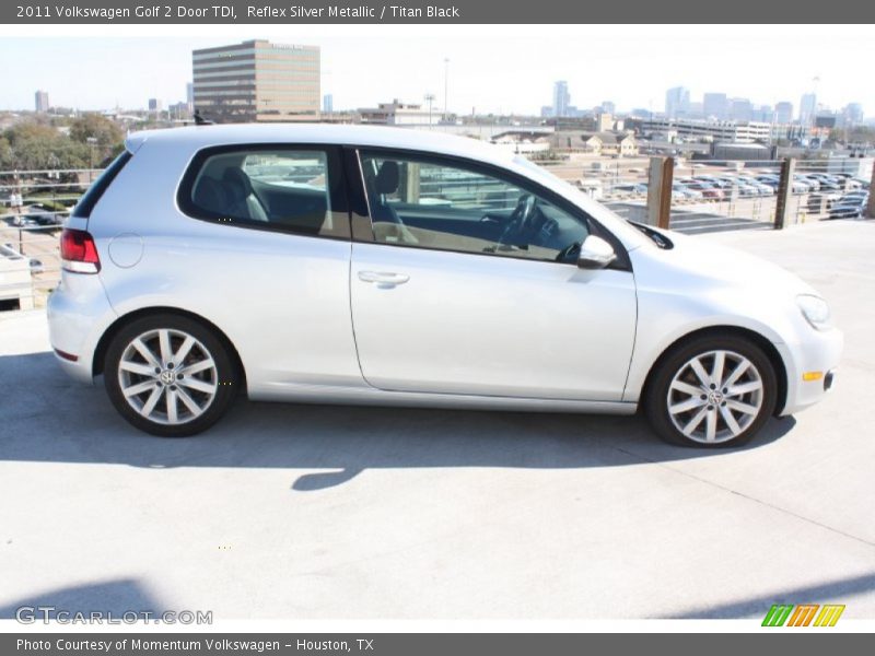 Reflex Silver Metallic / Titan Black 2011 Volkswagen Golf 2 Door TDI