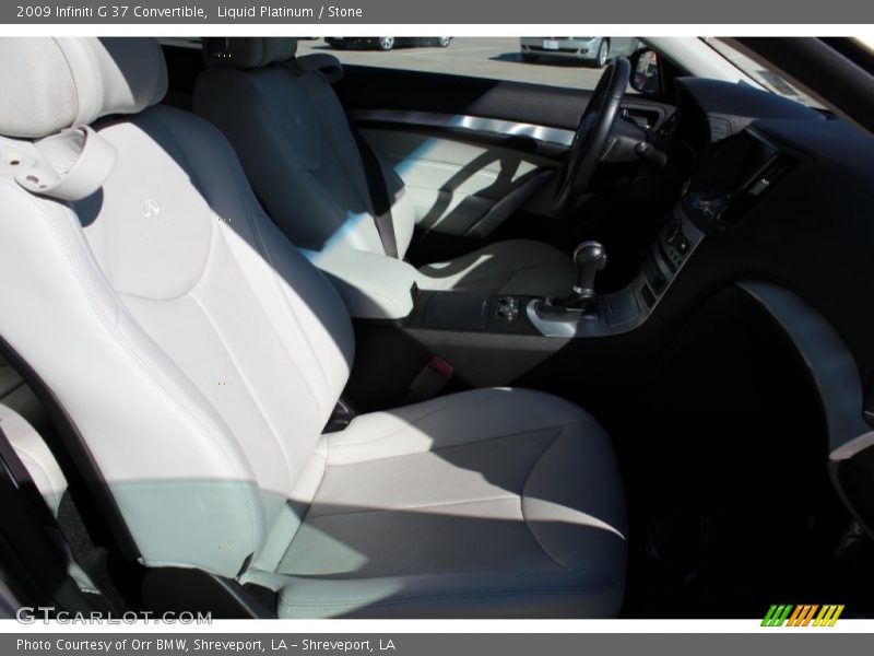 Liquid Platinum / Stone 2009 Infiniti G 37 Convertible