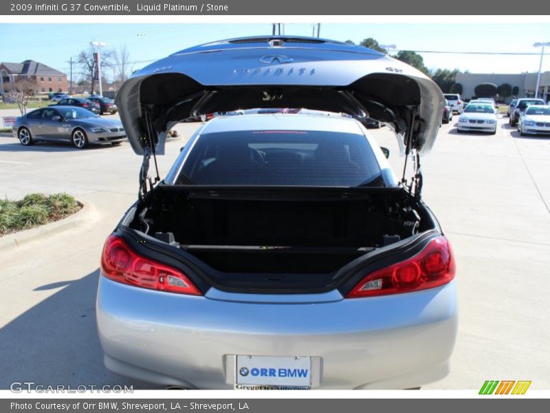 Liquid Platinum / Stone 2009 Infiniti G 37 Convertible