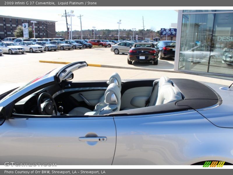 Liquid Platinum / Stone 2009 Infiniti G 37 Convertible