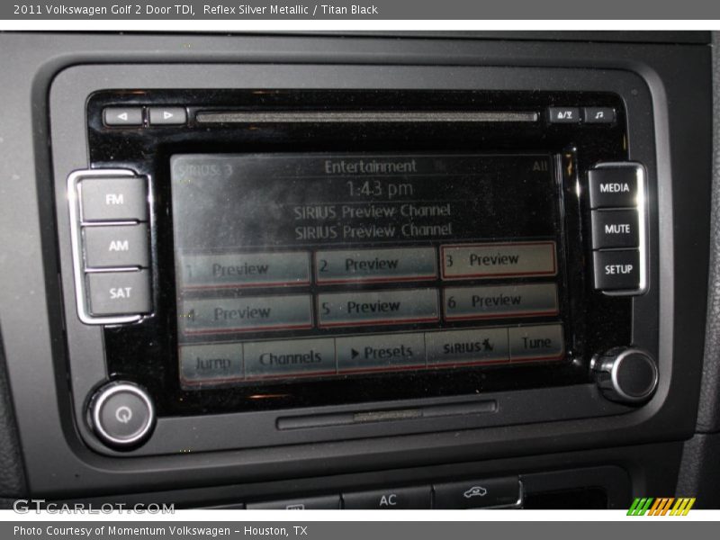 Reflex Silver Metallic / Titan Black 2011 Volkswagen Golf 2 Door TDI