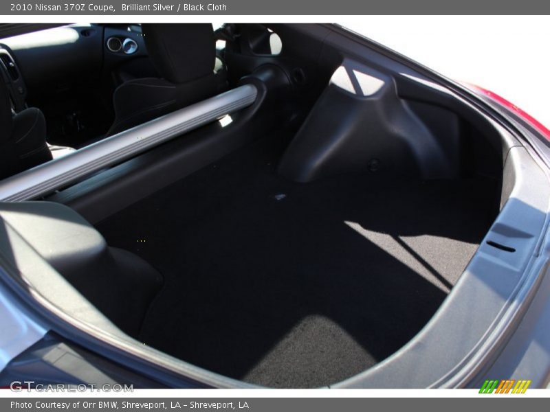 Brilliant Silver / Black Cloth 2010 Nissan 370Z Coupe