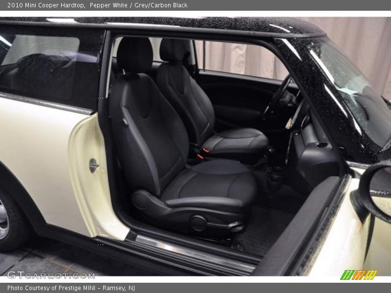 Pepper White / Grey/Carbon Black 2010 Mini Cooper Hardtop