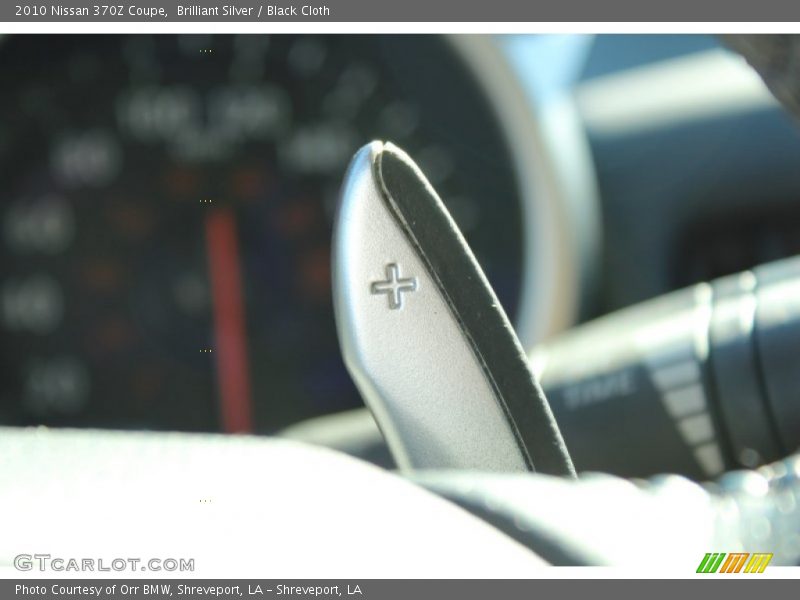 Brilliant Silver / Black Cloth 2010 Nissan 370Z Coupe