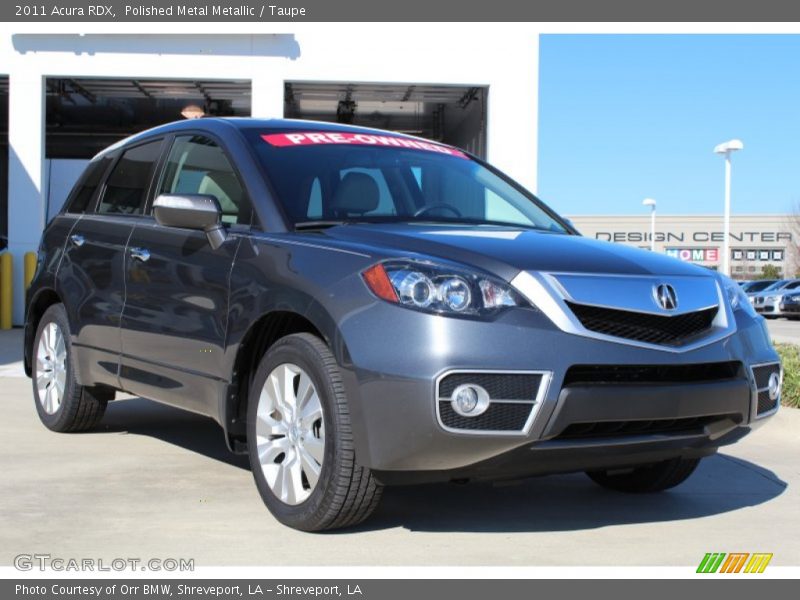 Polished Metal Metallic / Taupe 2011 Acura RDX