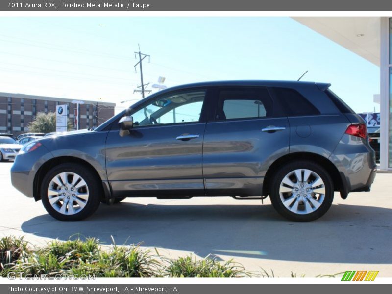 Polished Metal Metallic / Taupe 2011 Acura RDX