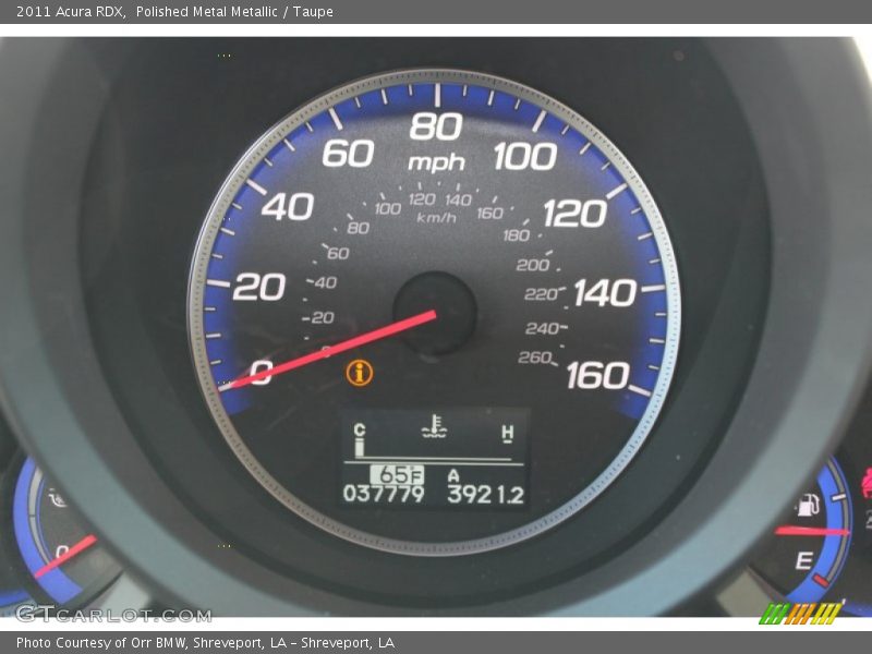 Polished Metal Metallic / Taupe 2011 Acura RDX