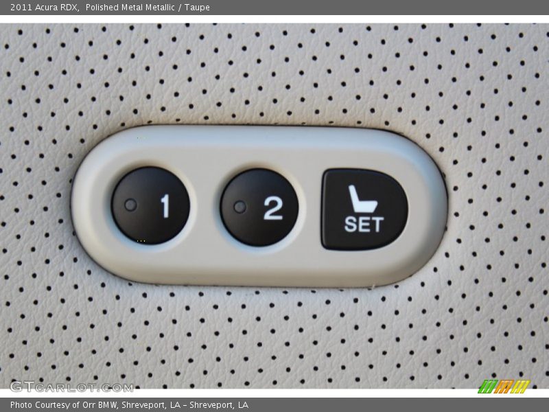 Controls of 2011 RDX 
