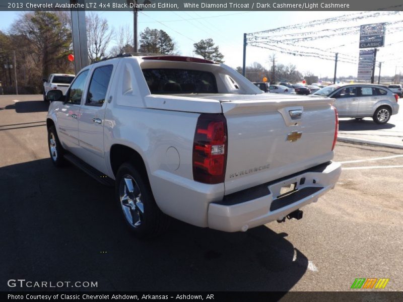 White Diamond Tricoat / Dark Cashmere/Light Cashmere 2013 Chevrolet Avalanche LTZ 4x4 Black Diamond Edition