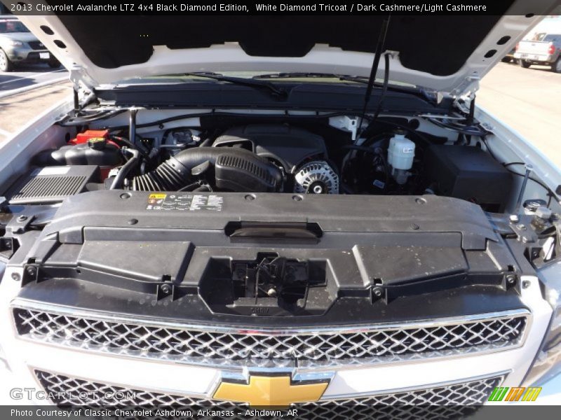 White Diamond Tricoat / Dark Cashmere/Light Cashmere 2013 Chevrolet Avalanche LTZ 4x4 Black Diamond Edition