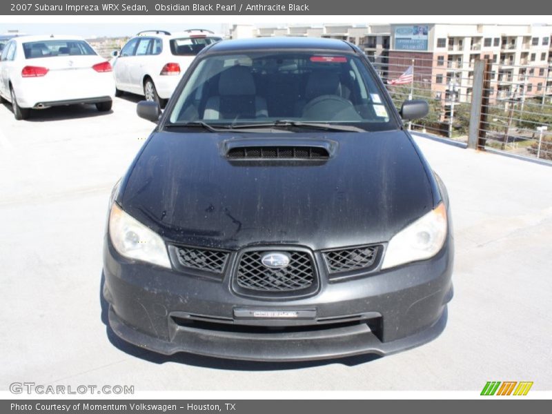Obsidian Black Pearl / Anthracite Black 2007 Subaru Impreza WRX Sedan